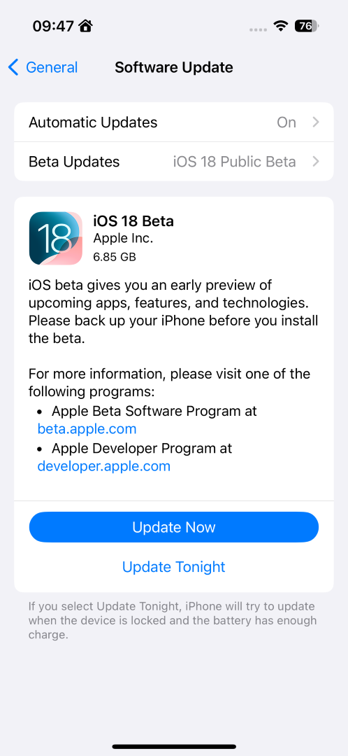 So laden Sie iOS 18 herunter Holen Sie sich jetzt