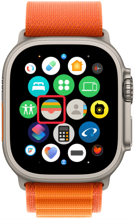 Öffnen Sie die Wallet-App.