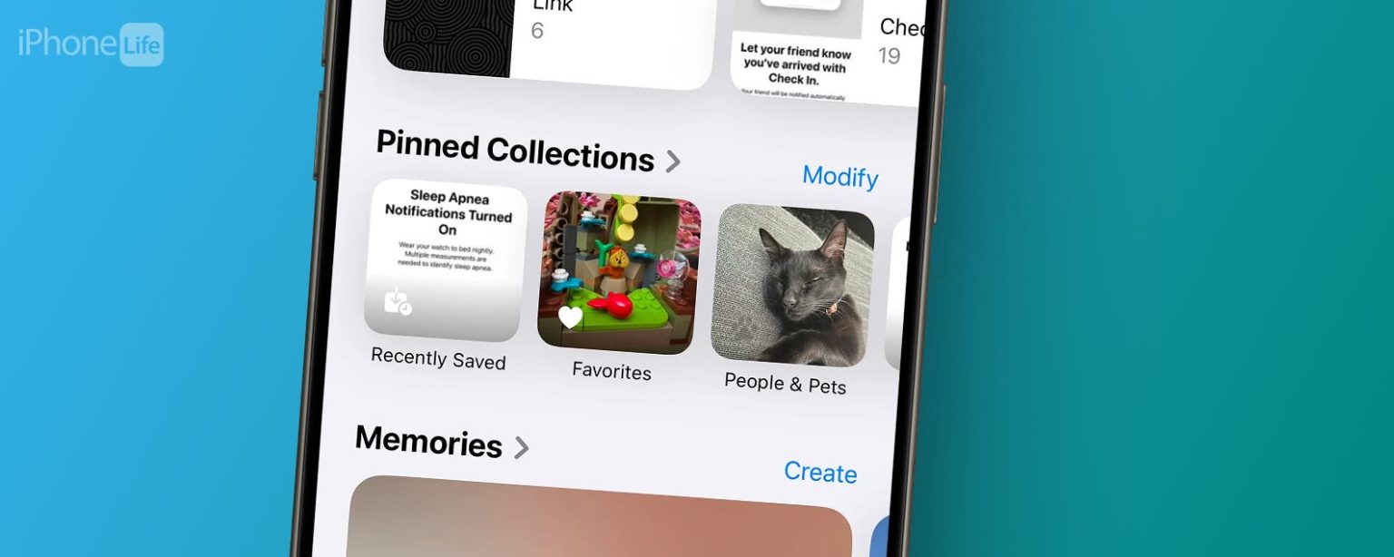 1729186585 Passen Sie angeheftete Sammlungen in der Foto App an iOS 18