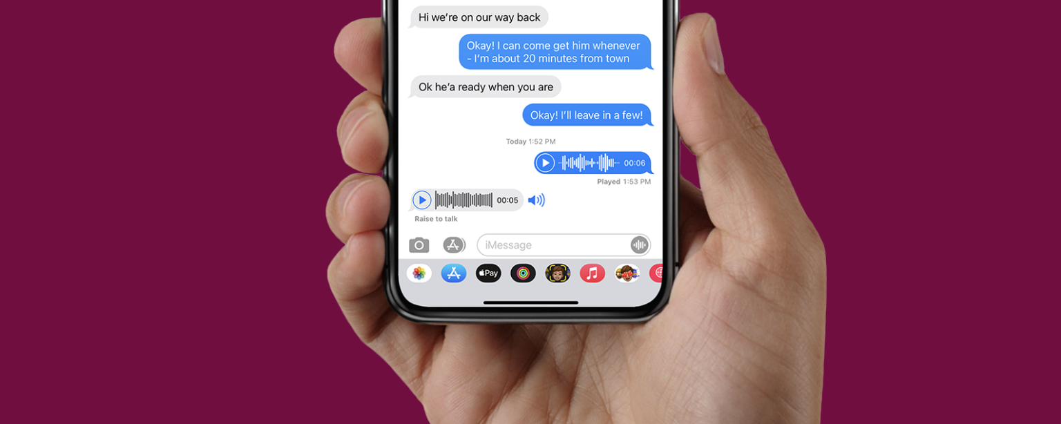 1729549467 So senden und empfangen Sie Audio Textnachrichten auf Ihrem iPhone
