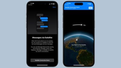 iOS 18 Nachrichten über Satellit