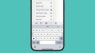 ios 18 Datei anhängen