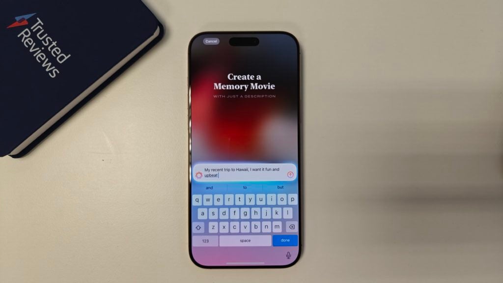 Erstellen Sie einen Film auf dem iPhone