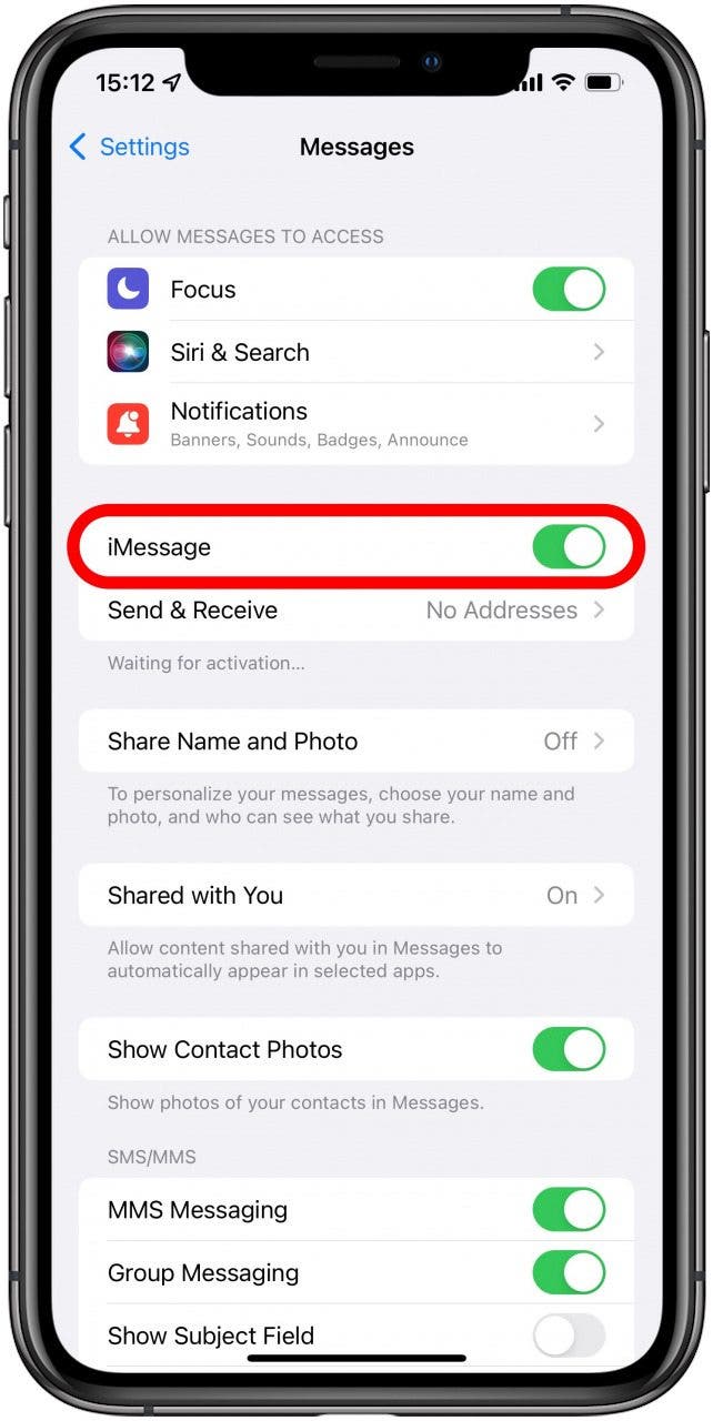 Schalten Sie iMessage ein – So aktivieren Sie IMessage mit Telefonnummer