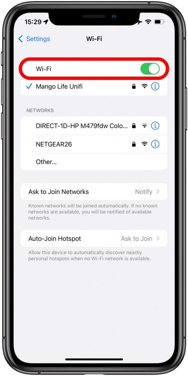 WLAN einschalten – bei der Authentifizierung ist ein Fehler aufgetreten