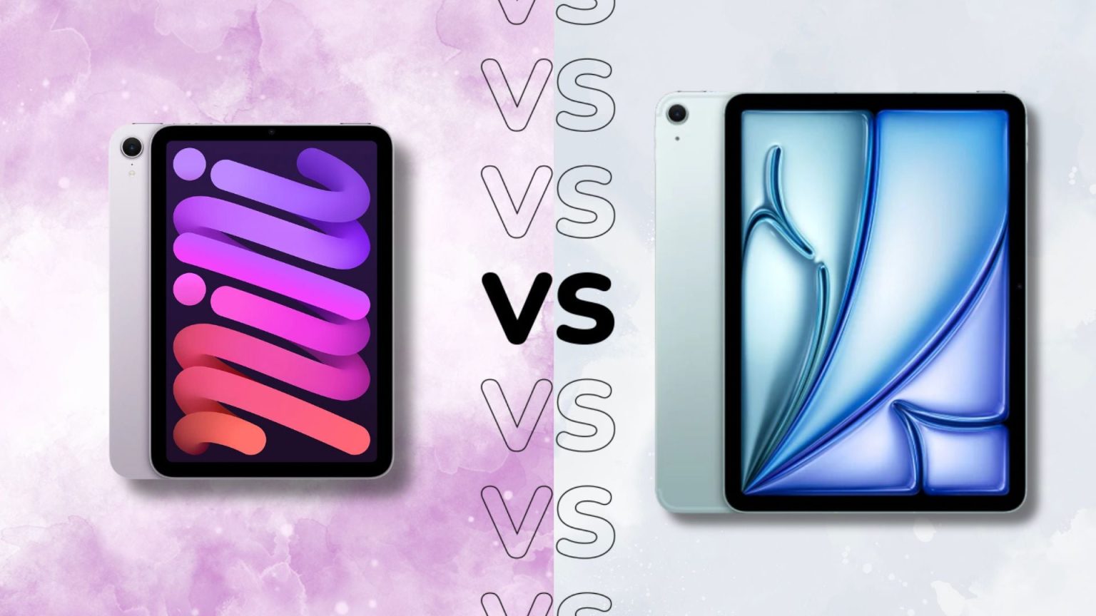 Apple iPad mini 7 2024 vs iPad Air 6 2024