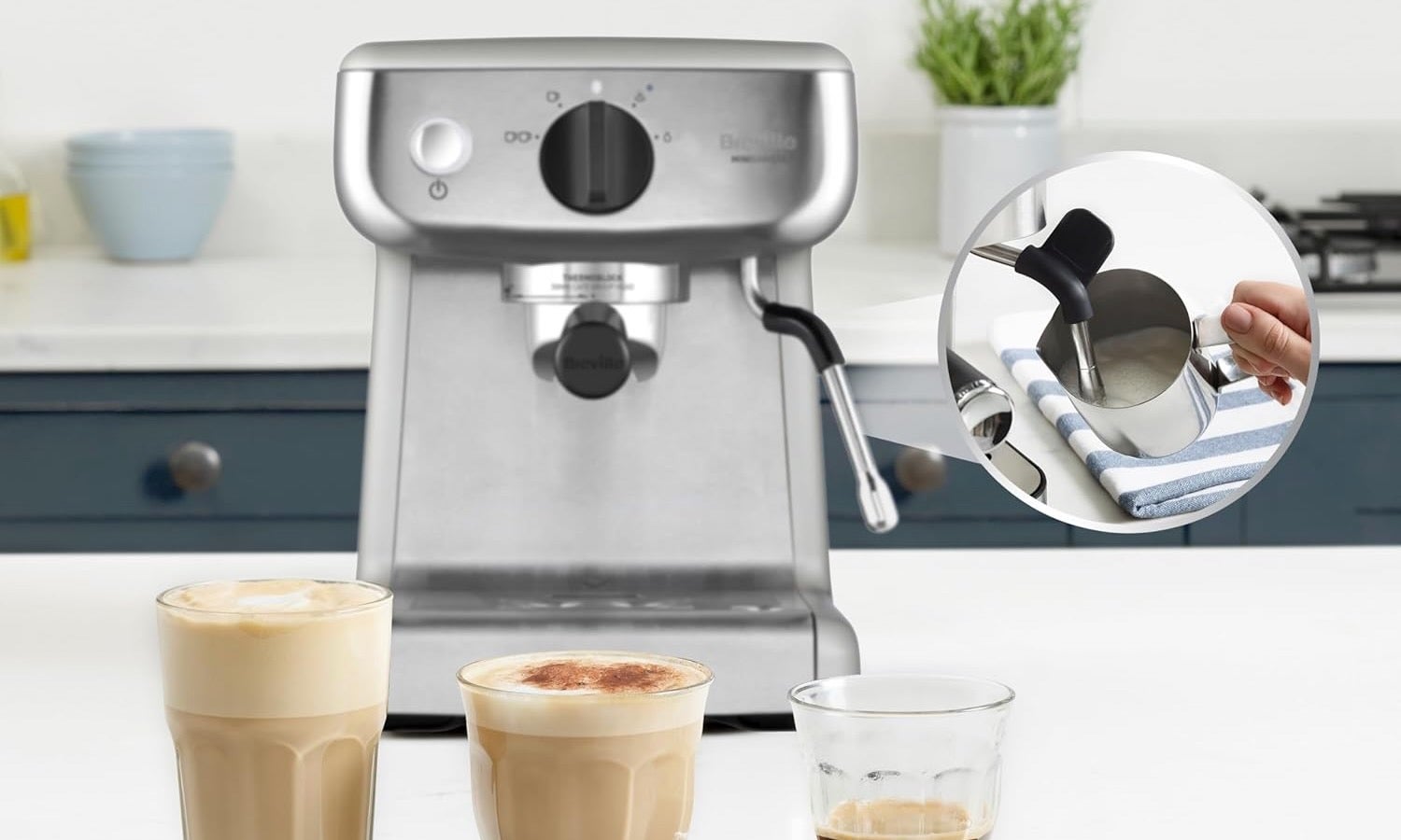 Die erschwingliche Espressomaschine von Breville ist jetzt noch guenstiger