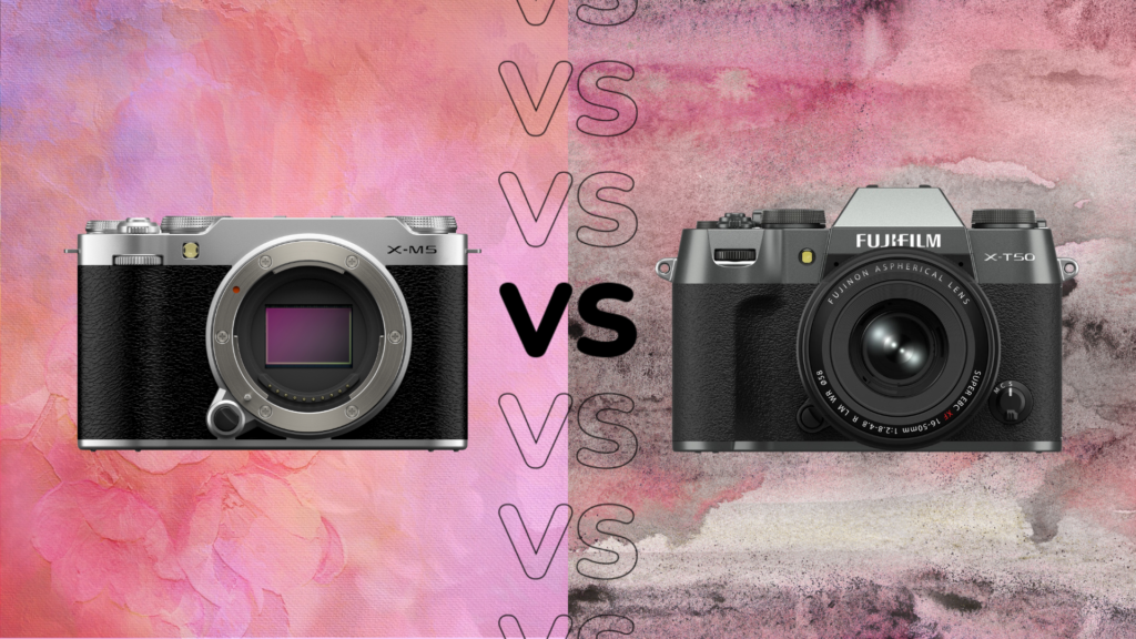 Fujifilm X M5 vs Fujifilm X T50 Wie vergleichen sich die Fuji Kameras