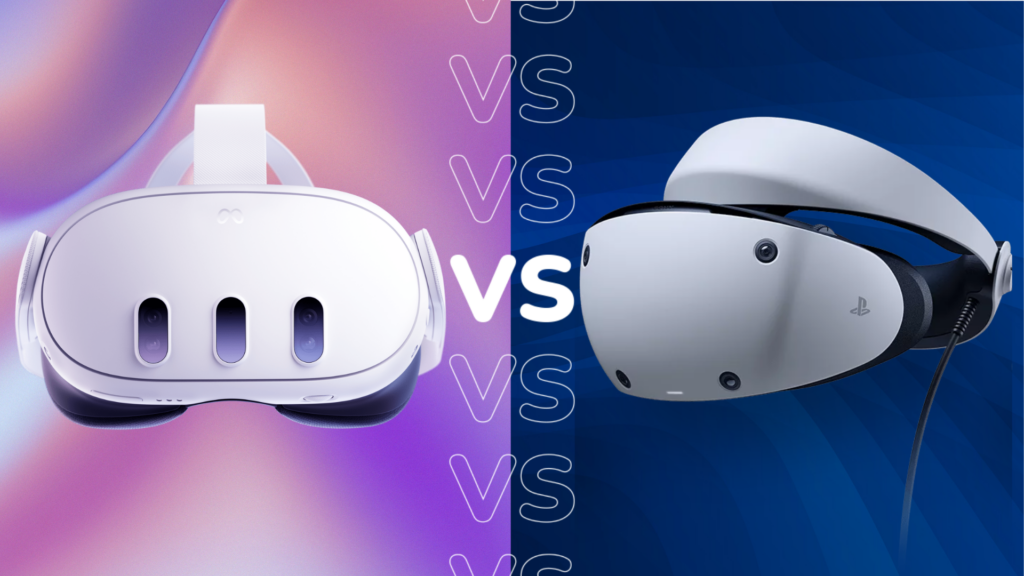 Meta Quest 3 vs PlayStation VR 2 Welches ist ein