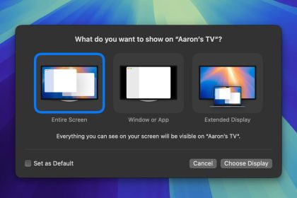 1734109225 macOS 152 Selektive Bildschirmfreigabe auf Ihrem Apple TV