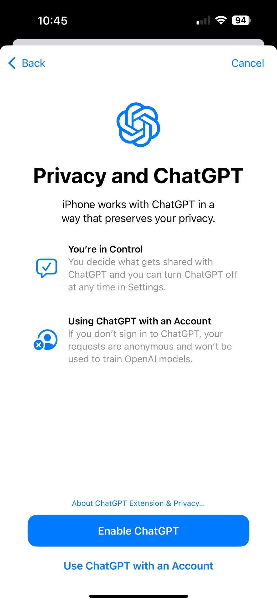 1734523236 933 So verbinden Sie Ihr ChatGPT Konto mit Apple Intelligence