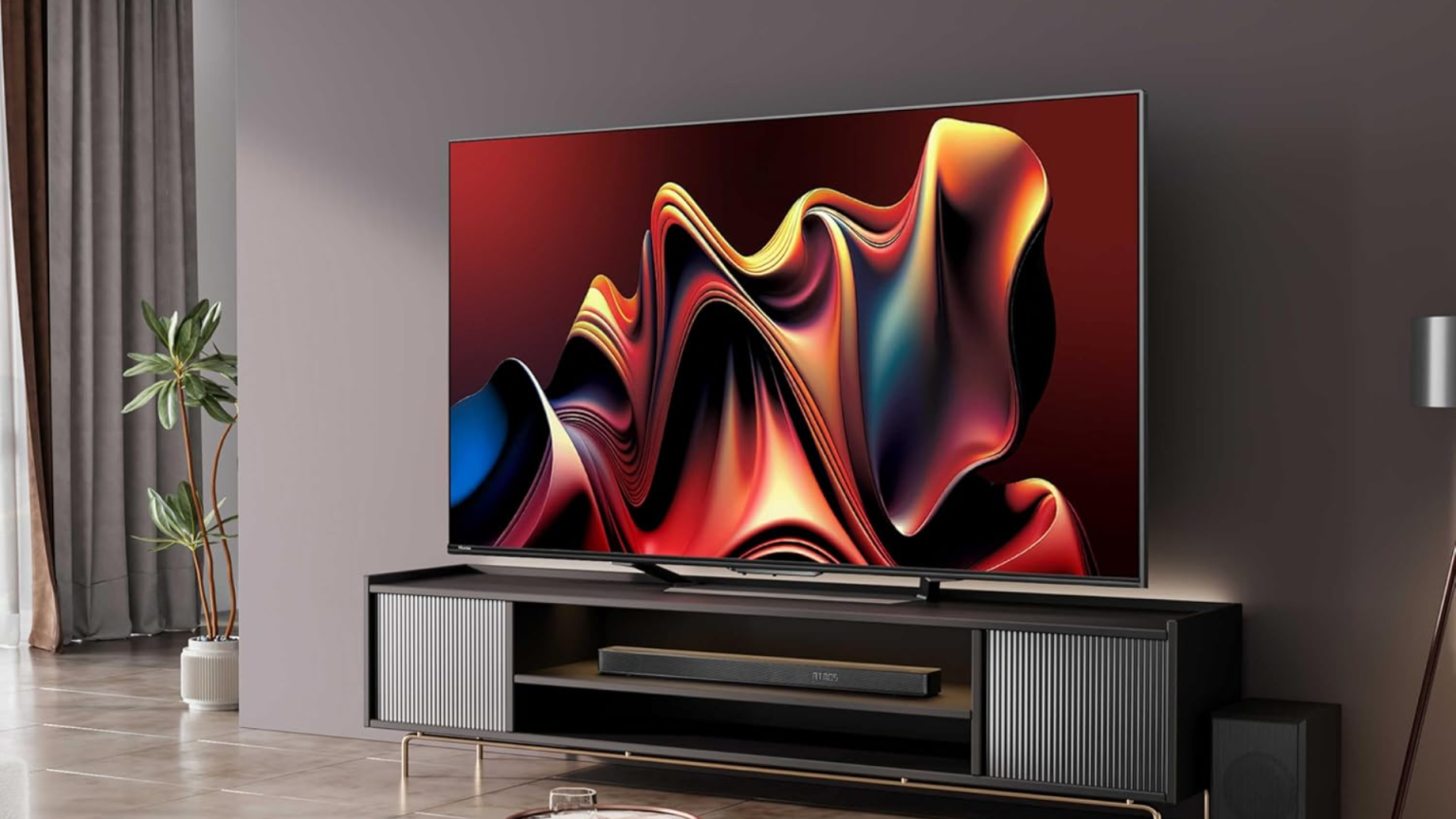 Der 55 Zoll Mini LED Fernseher von Hisense ist jetzt ein unverschaemtes Boxing Day Schnaeppchen