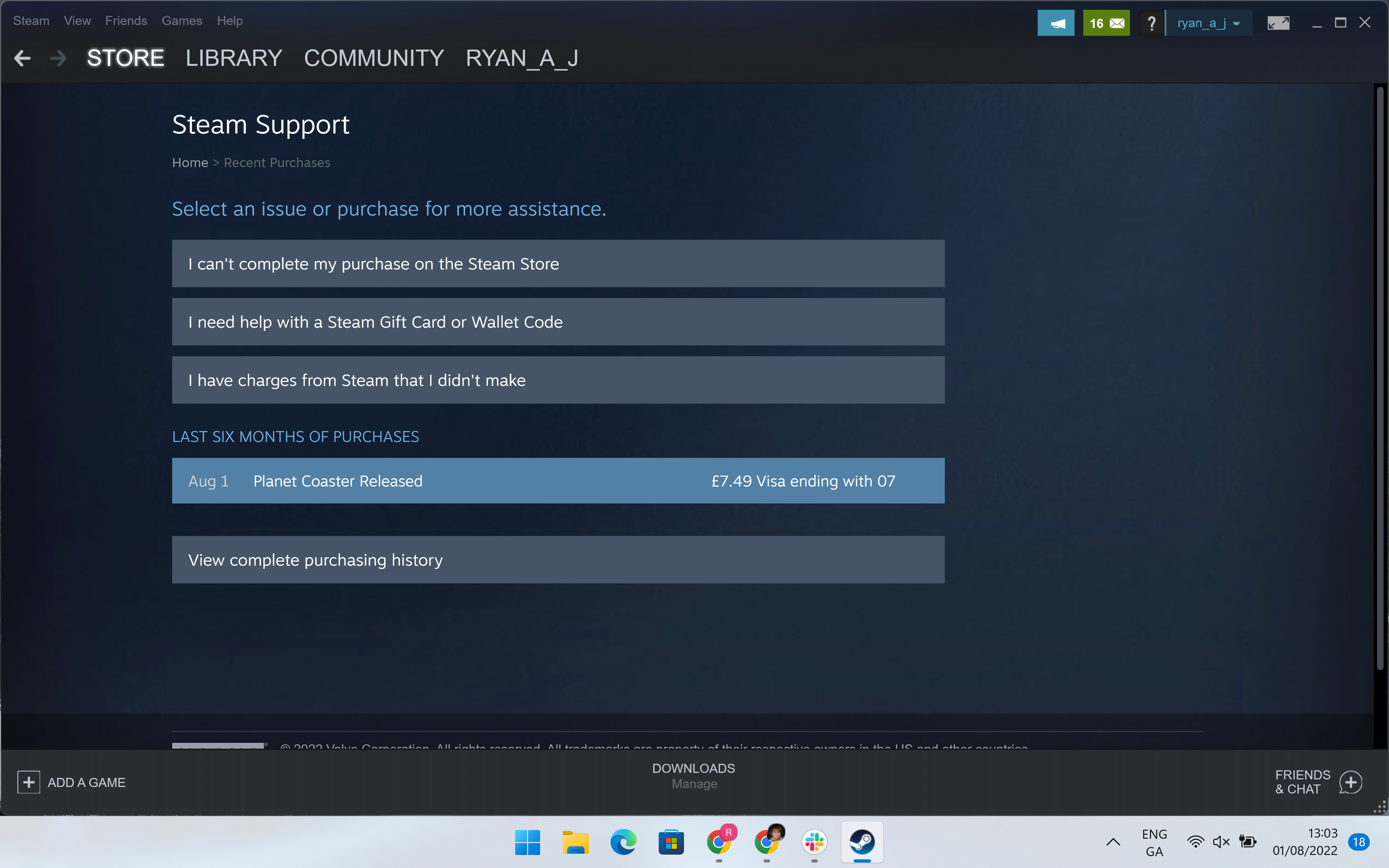 So geben Sie ein Spiel auf Steam zurueck
