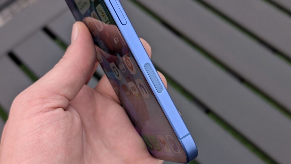 iPhone 16-Kamerasteuerungstaste an der Seite