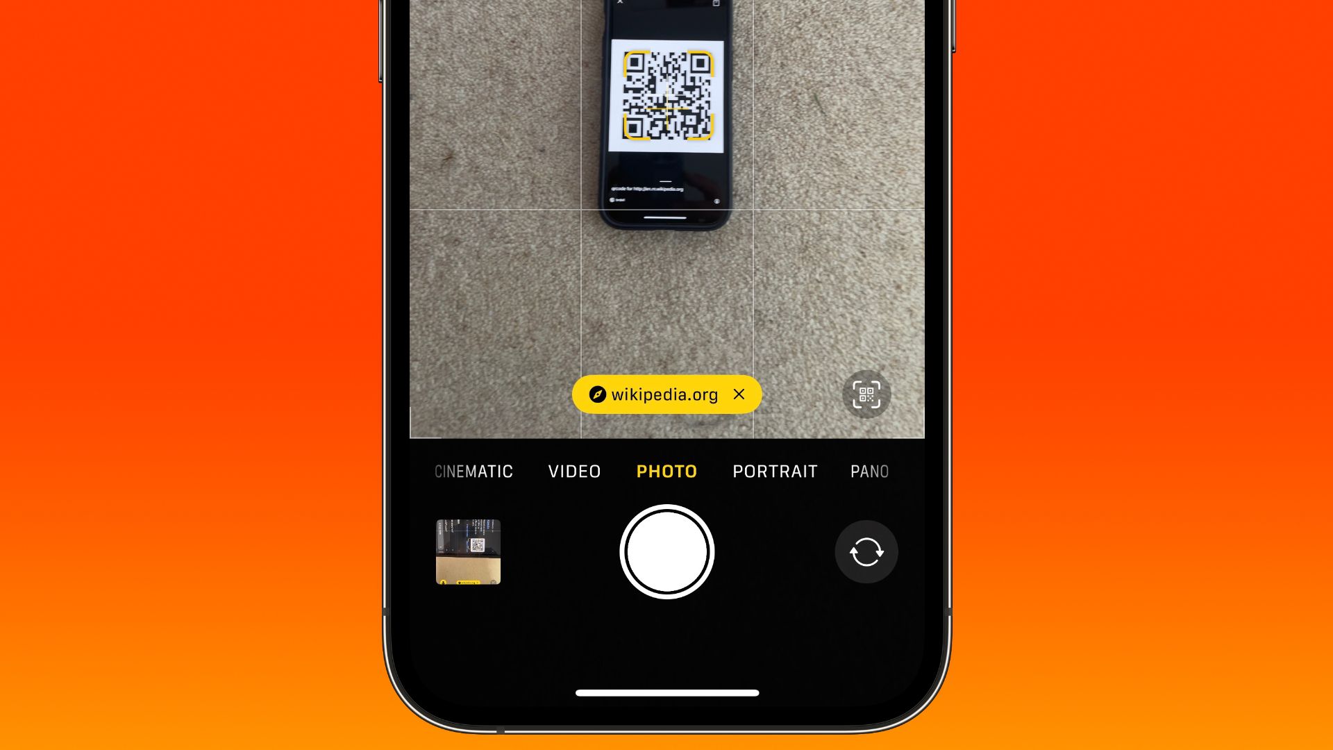 1736352726 So scannen Sie Codes mit Ihrer iPhone Kamera