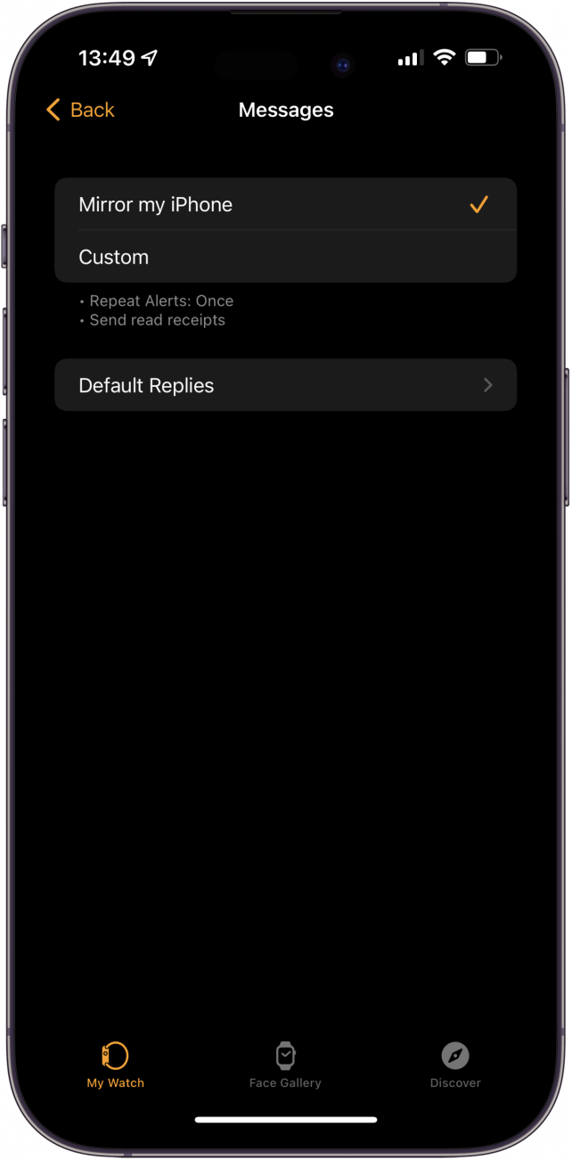 Stellen Sie sicher, dass mein iPhone überprüft wird.