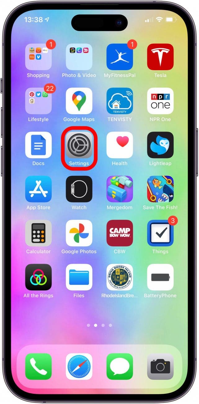 Öffnen Sie als Nächstes Einstellungen auf Ihrem iPhone.