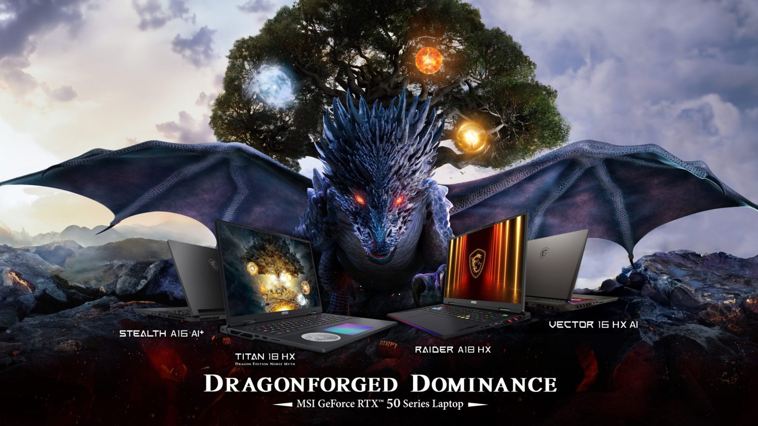 MSI bringt Nvidia GeForce RTX 50 Laptops und 18 Zoll Titan HX Schlagzeilen auf