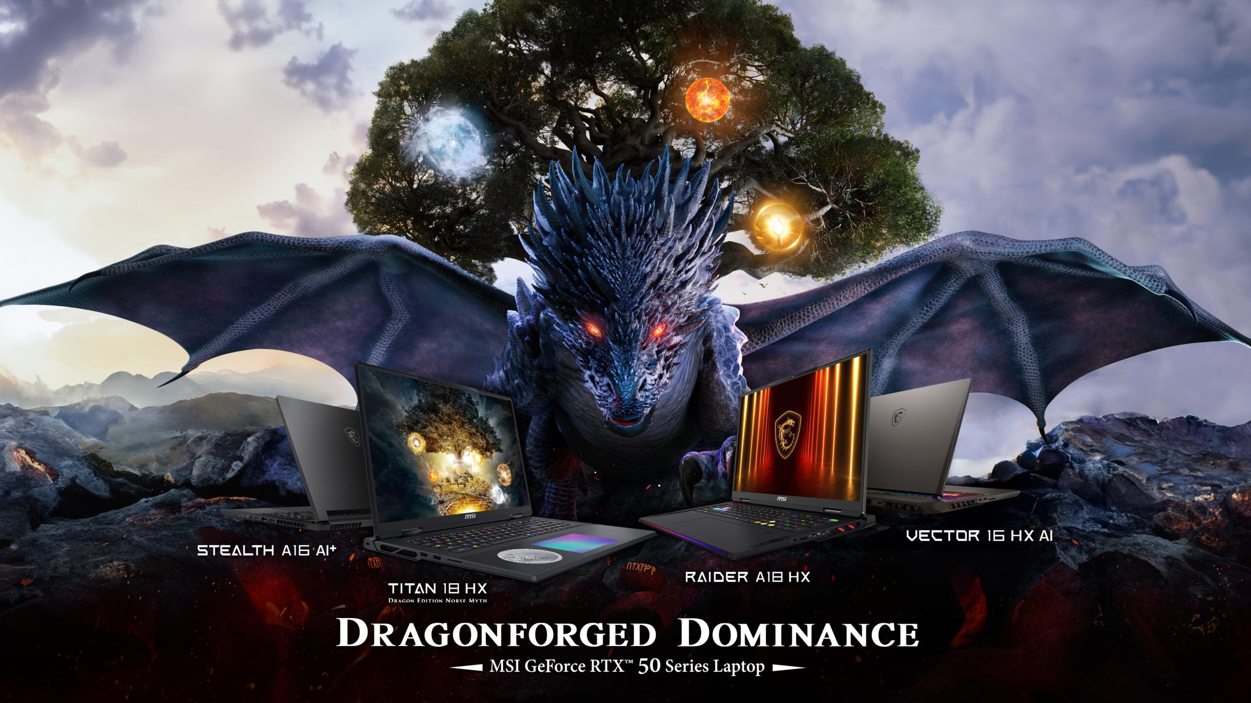 MSI bringt Nvidia GeForce RTX 50 Laptops und 18 Zoll Titan HX Schlagzeilen auf