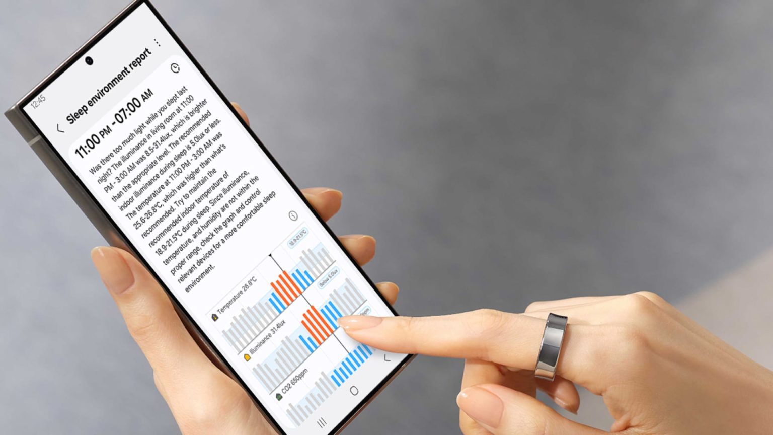 Mit der Schlafverfolgung des Samsung Galaxy Ring koennen Sie Ihre