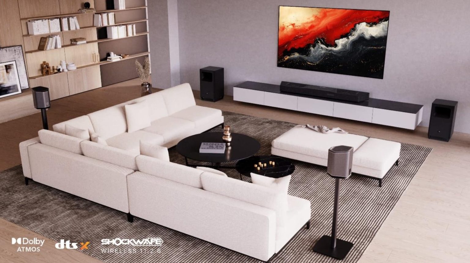 Nakamichi Shockwafe Wireless System 1126 zielt darauf ab die Soundbar