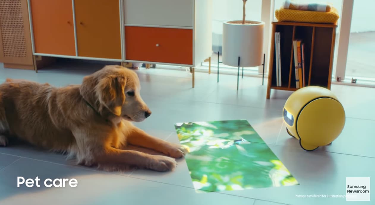 Samsung Ballie kommt im Jahr 2025 um den Heimroboter endlich