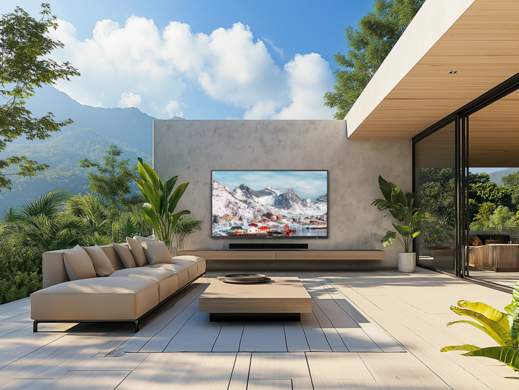 Sylvox kuendigt hochmoderne Outdoor Fernseher mit extremer Wetterfestigkeit an