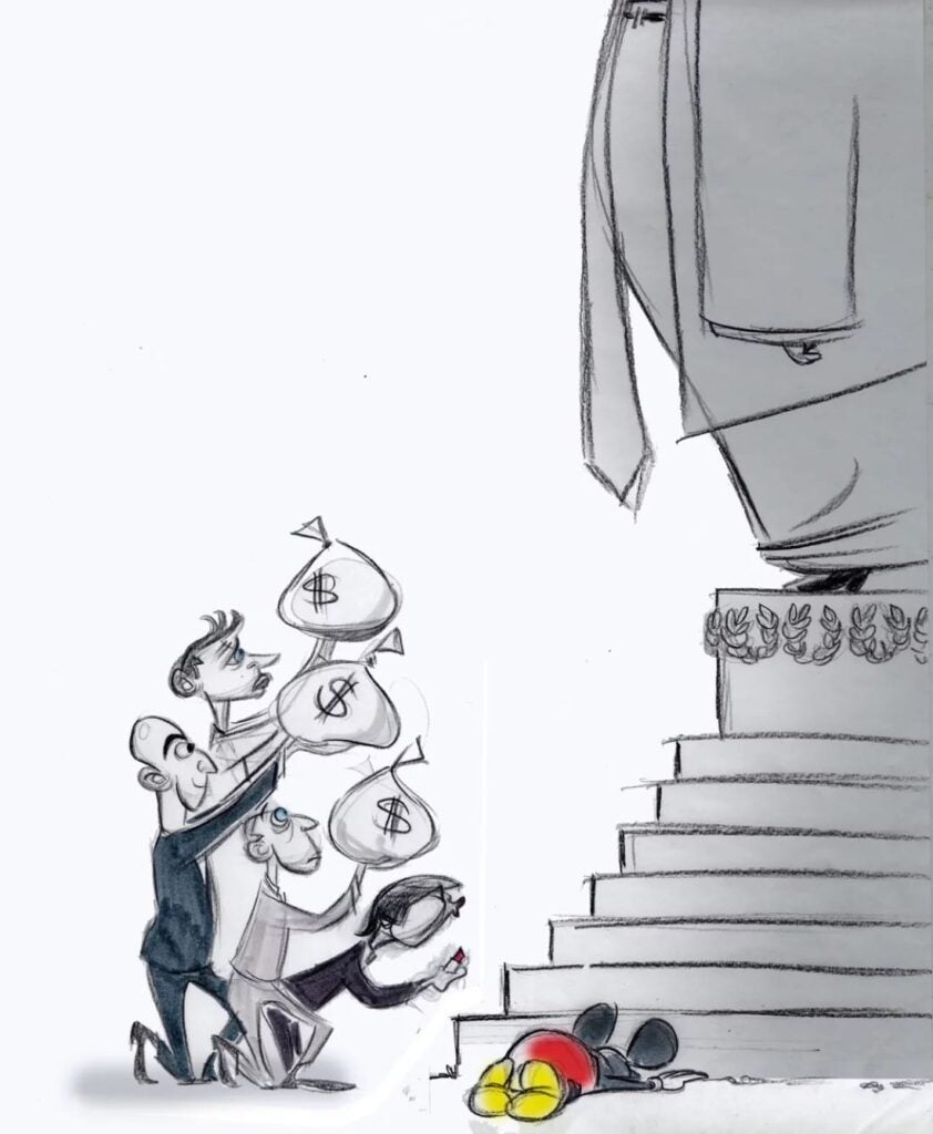 Cartoon der Washington Post getötet