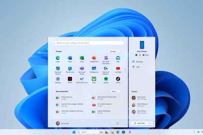 iPhone Access in Windows Startmenue ist ein Moment fuer PC