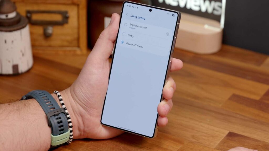 Galaxy S25 -Tipps - Menü zum Seitenknopf