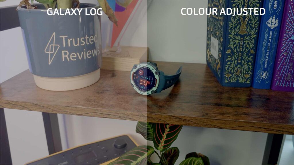 Samsung Galaxy S25 Tipps und Tricks Galaxy Log vs Farb korrigiert