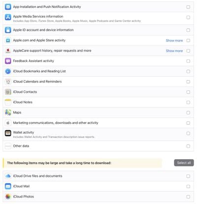 Anfrage Kopieren von Apple -Kontodaten22