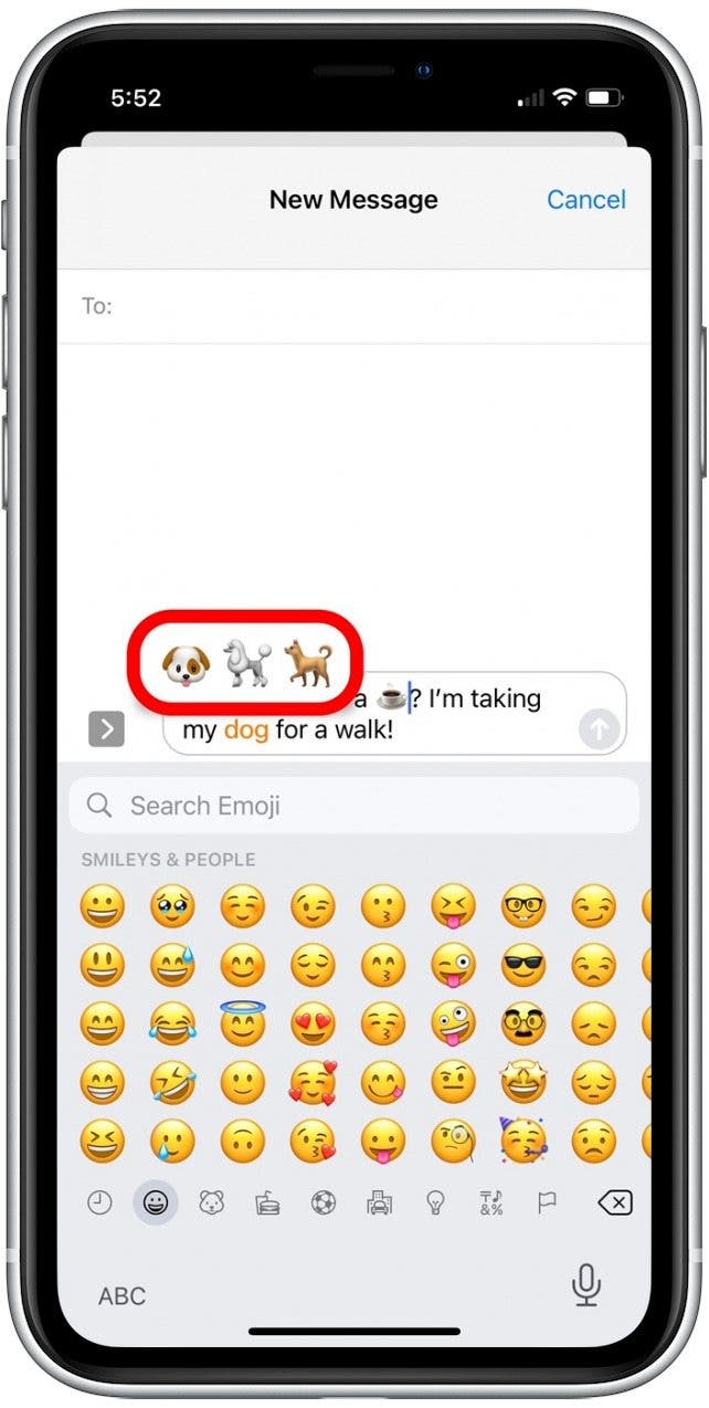 1739843304 772 So finden Sie schnell das richtige Emoji fuer iPhone Nachrichten