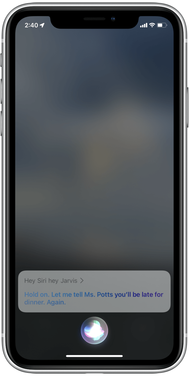 Rufen Sie Siri Jarvis an