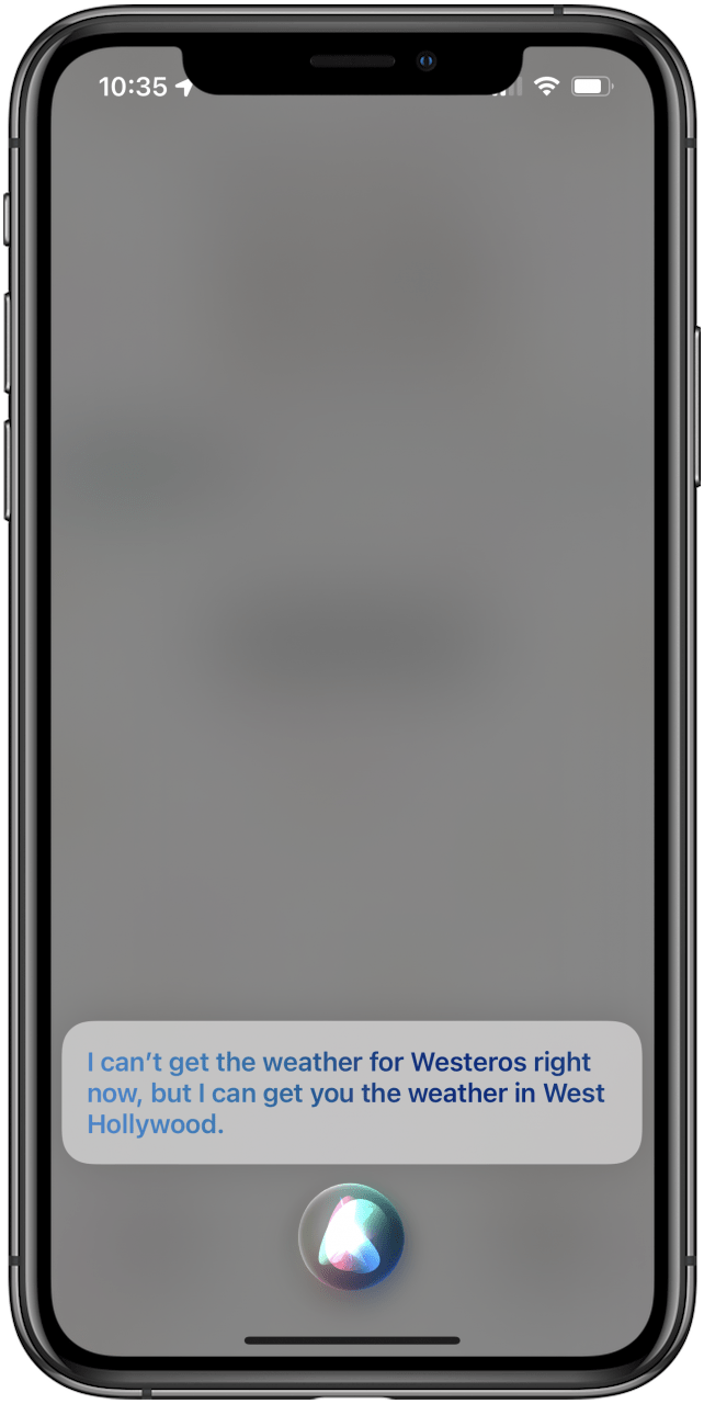 Dinge zu fragen, Siri