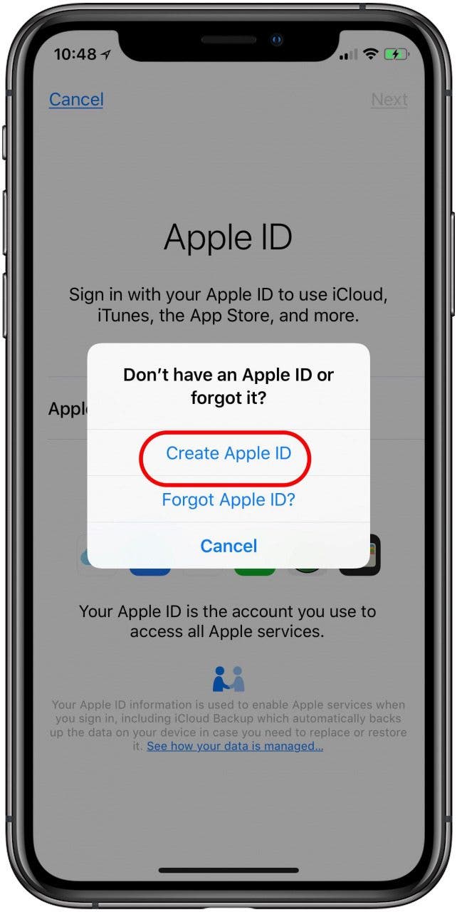 iTunes melden sich an