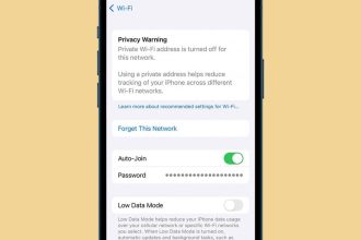 1740533765 Wi Fi Datenschutzwarnung auf einem iPhone Was es bedeutet und was zu