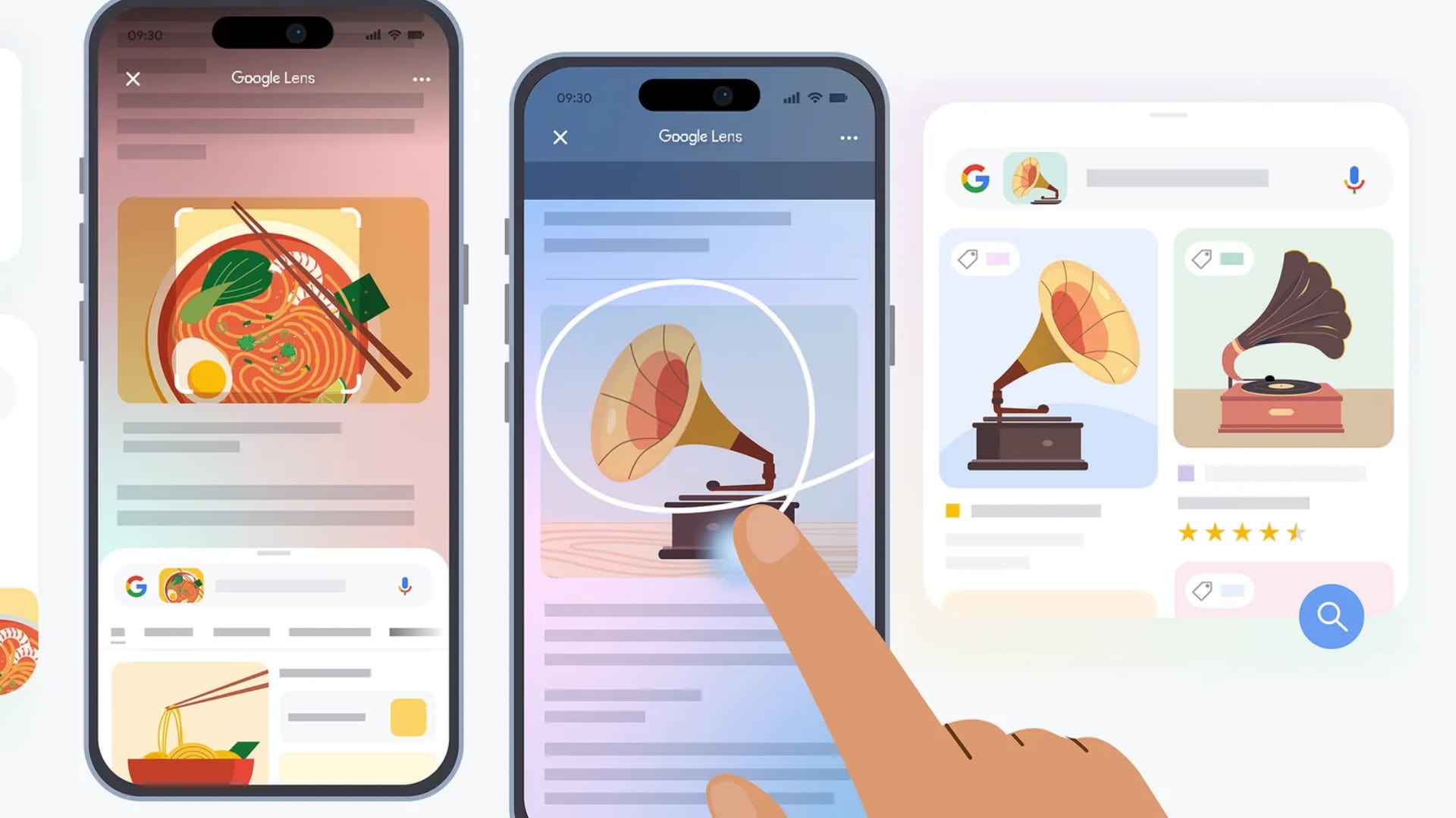 Das iPhone bekommt den Kreis um in allen anderen Namen