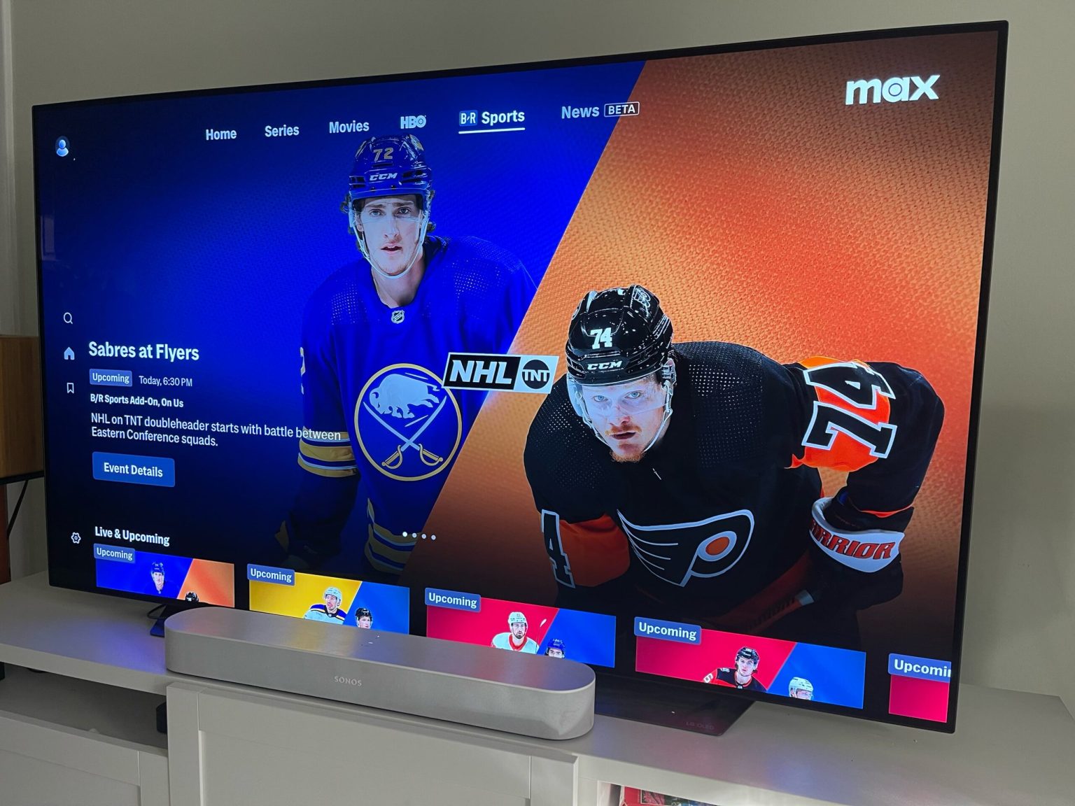 MAX AD basierte Tier verliert Nachrichten und Sport aber es gibt