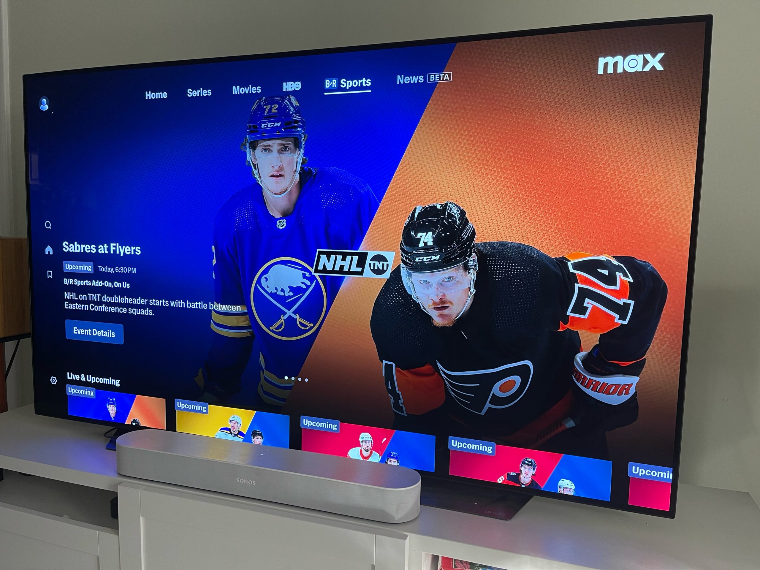 MAX AD basierte Tier verliert Nachrichten und Sport aber es gibt