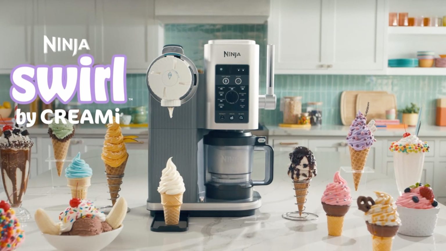 Ninja Swirl bedeutet weiche Serve ohne den Eiswagen zu jagen
