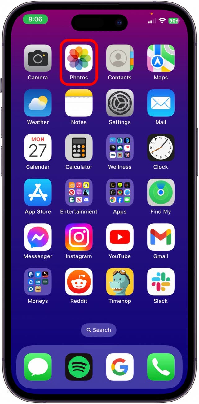 So machen Sie eine Diashow auf dem iPhone