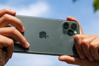 So verwenden Sie Volumenschaltflaechen um ein Bild auf einem iPhone