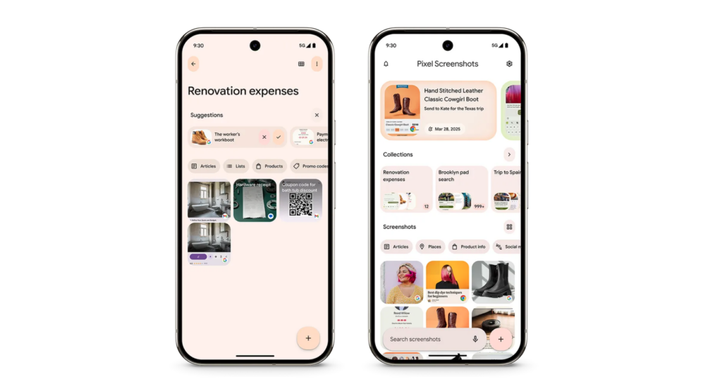 Pixel Drop Screenshot -Gruppierung