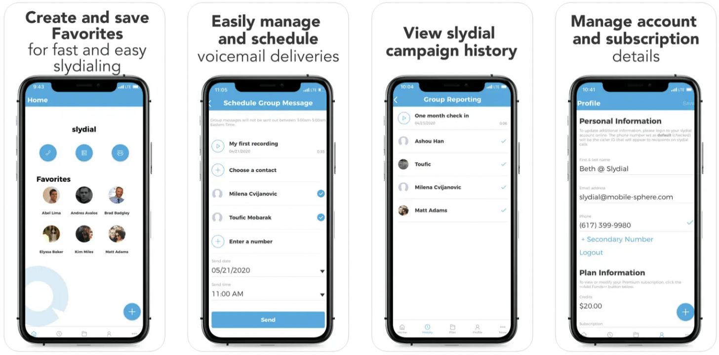 Wie man mit Slydail direkt zu Voicemail geht