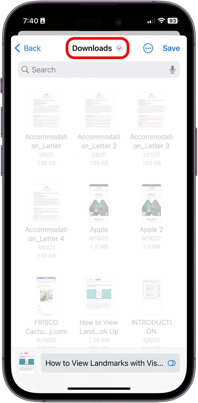 Wohin gehen PDF -Downloads auf iPhone