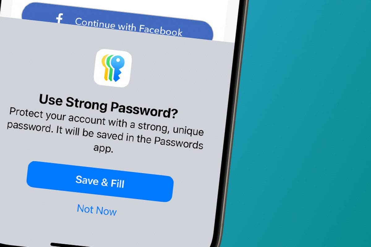 Erstellen Sie einfach starke Passwoerter auf dem iPhone