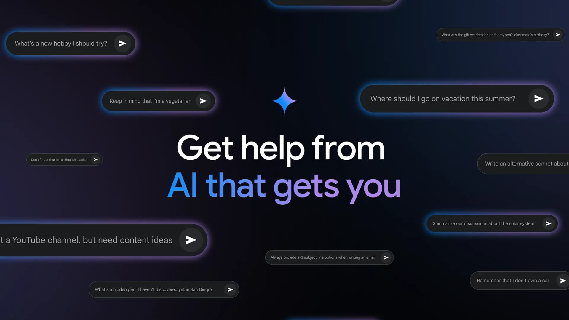 Gemini kann jetzt den Google Search History verwenden um Ihren