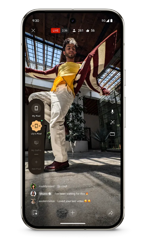 Pixel verbundene Kamera
