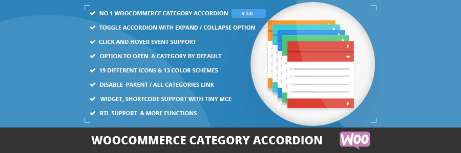 Acordeón de categoría WooCommerce